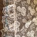 SET OF 4 Vintage Antique Style Tapestry Curtain Valances with Fringe Blue Floral