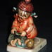 Sleep Tight Goebel Hummel Figurine #424 With Box Girl Tucking In Her Brother!