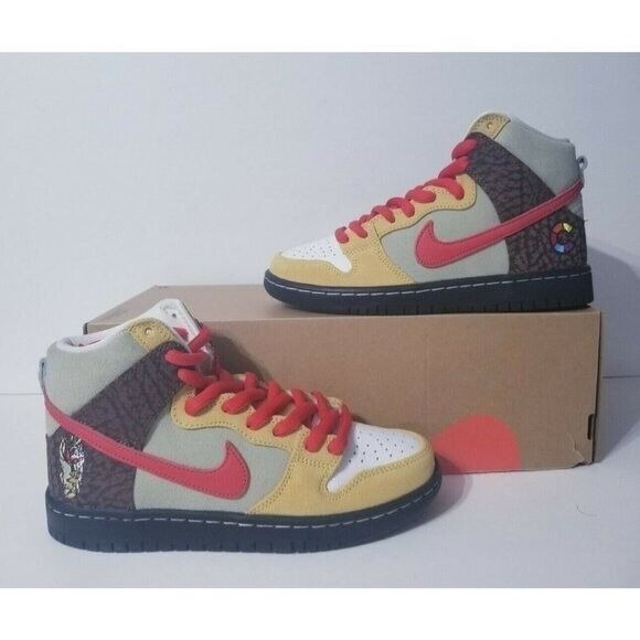 Nike 2021 Release SB Dunk High Pro ISO Kebab and Destroy Mens Size 4