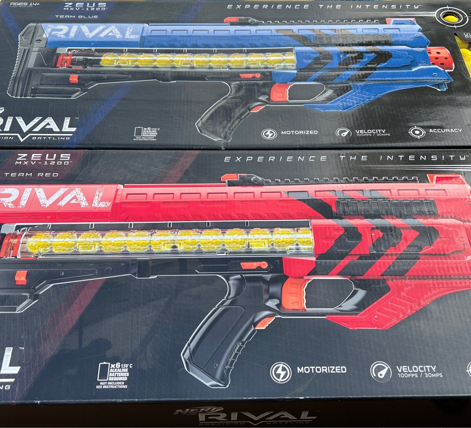 Nerf Rival Zeus MX-V-1200 Red/Blue New