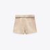 ZARA XS belted shorts NWT