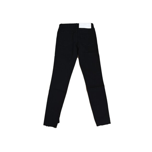 Frame Le Skinny De Jeanne Mid Rise Skinny Fit Black
