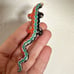 Amato hand painted southwestern lizard pin