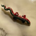 Amato hand painted southwestern lizard pin