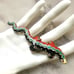 Amato hand painted southwestern lizard pin