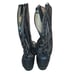 DAN POST Black Teju Lizard Leather Cowboy Boots Men’s 8.5 D Made USA 16830