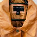 Vintage BERNARDO Women’s Leather Jacket 2X Caramel Brown Snap Curved Hem Y2K 90s