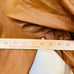 Vintage BERNARDO Women’s Leather Jacket 2X Caramel Brown Snap Curved Hem Y2K 90s