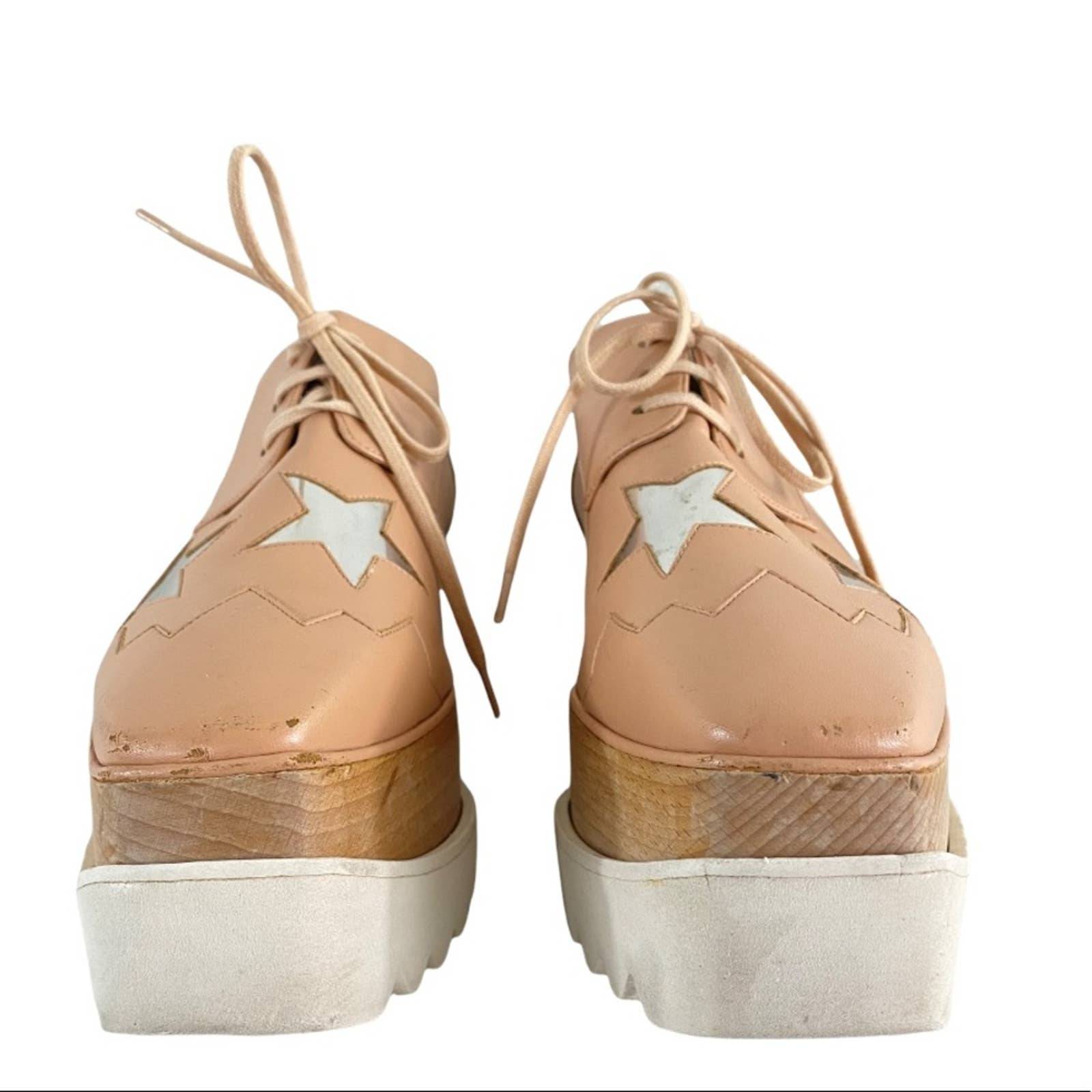 Stella McCartney Elyse Vegan Leather Star Mega Platform