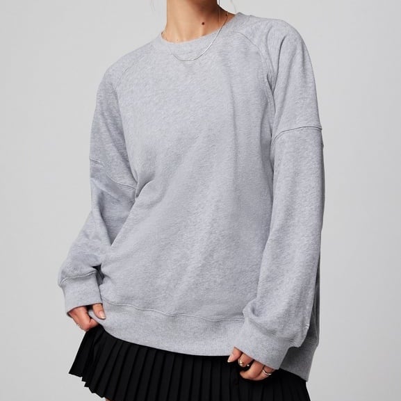 Fabletics Oversized Gray Sweatshirt