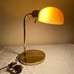 Vintage Mid Century Modern Brass Gooseneck Desk Table Lamp Hollywood Regency Art