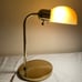 Vintage Mid Century Modern Brass Gooseneck Desk Table Lamp Hollywood Regency Art
