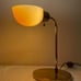Vintage Mid Century Modern Brass Gooseneck Desk Table Lamp Hollywood Regency Art
