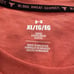 Under Armour Shirt Adult XL Pink Project Rock Iron Paradise Barbell Club Bull