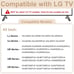 43 TV Stand Legs for LG TVs – Replacement for Models 43LJ5500, 43UJ6300 & More