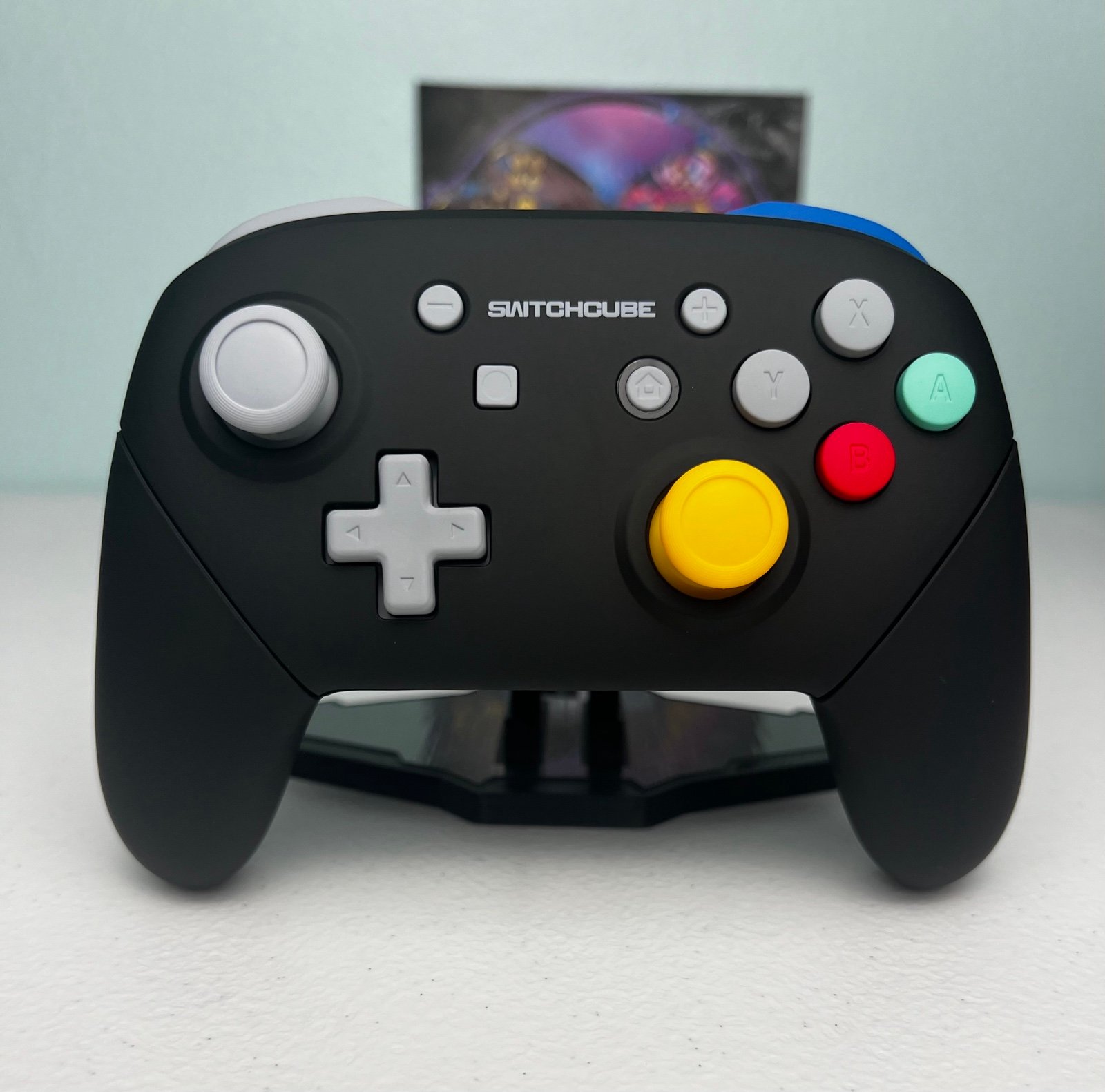 Custom GameCube- Soft Touch Black - Wireless Pro Controller 4 Nintendo Switch
