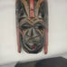 Haitian or African Tribal Wood Mask Hand Carved Wooden Haiti Africa