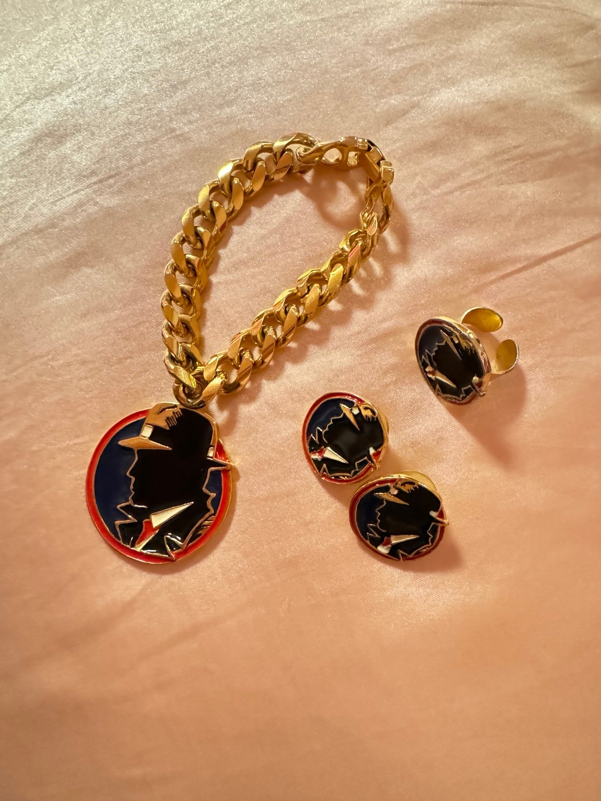 Dick Tracy Wendy Gell vintage 80’s 90’s Disney jewelry lot