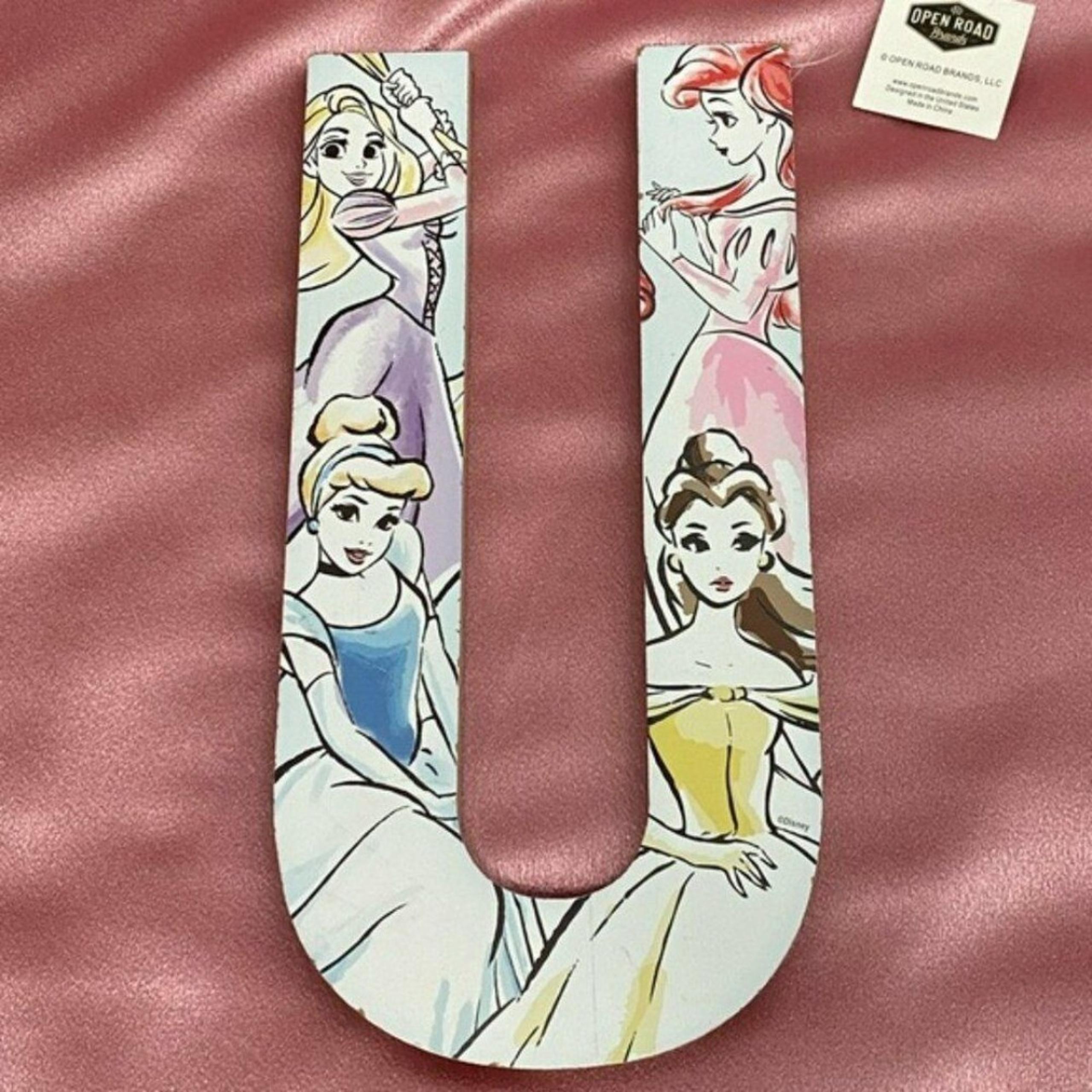 Disney Princess Letter “U” Wall Home Decor NWT Craft Kids