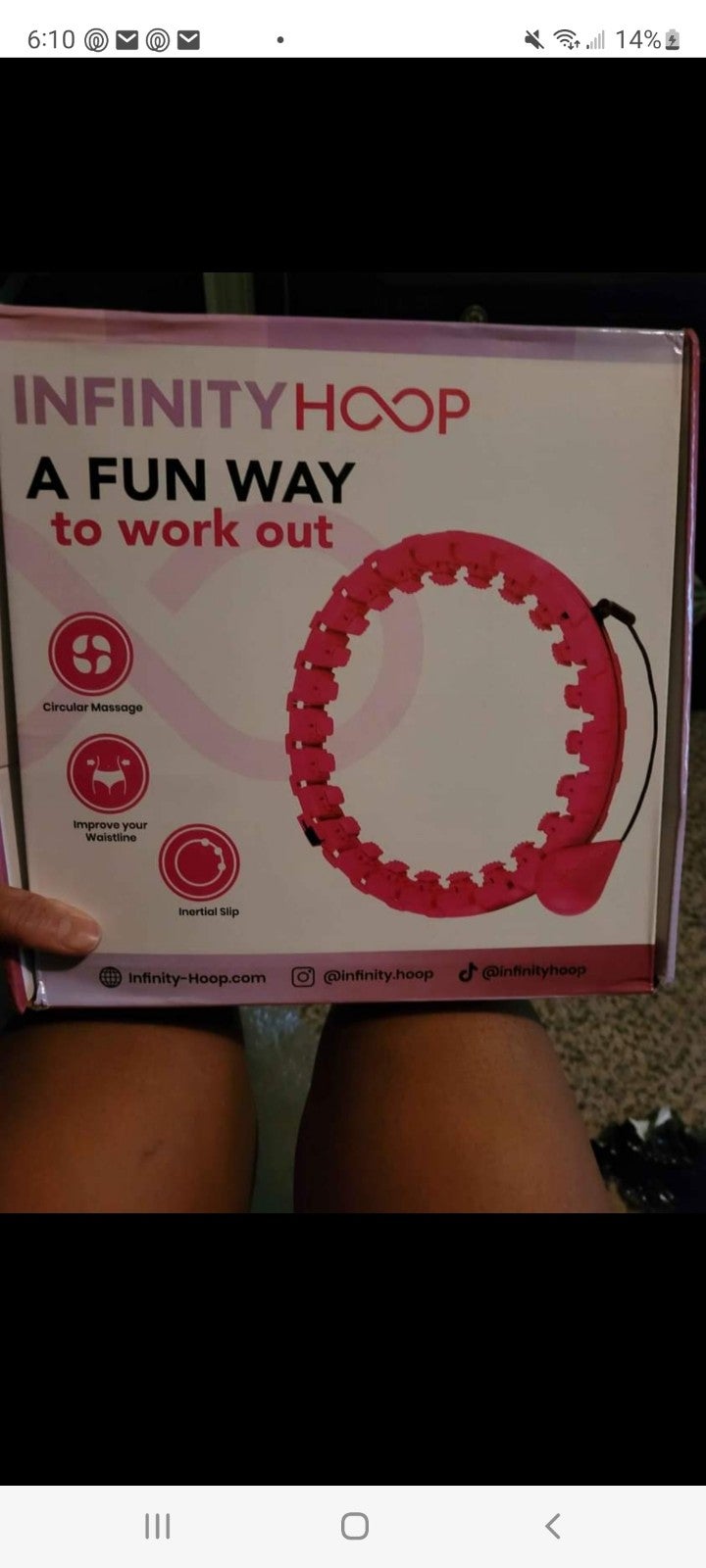 Infinity hoop