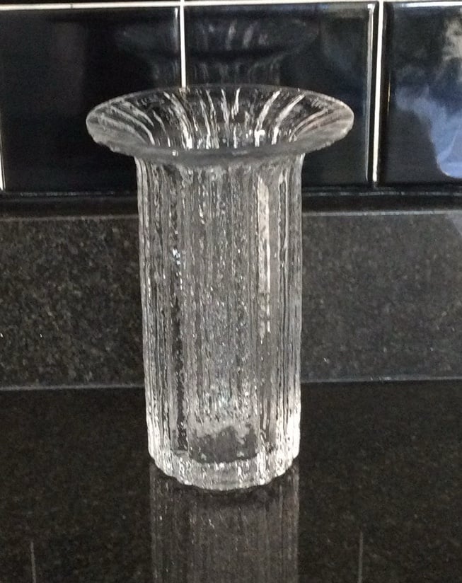 Vintage IITTALA Studio Art Glass Vase