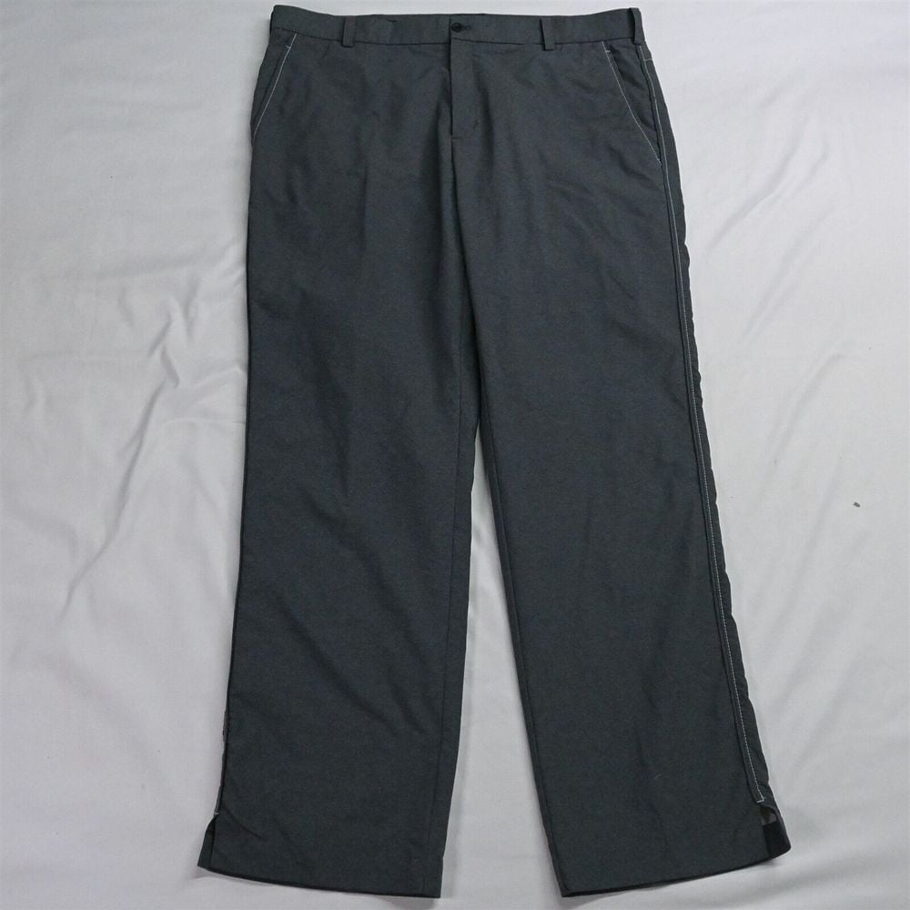 Nike Golf 38 x 32 Gray Heather Slim Fit Dri-Fit 416578 Dress Pants