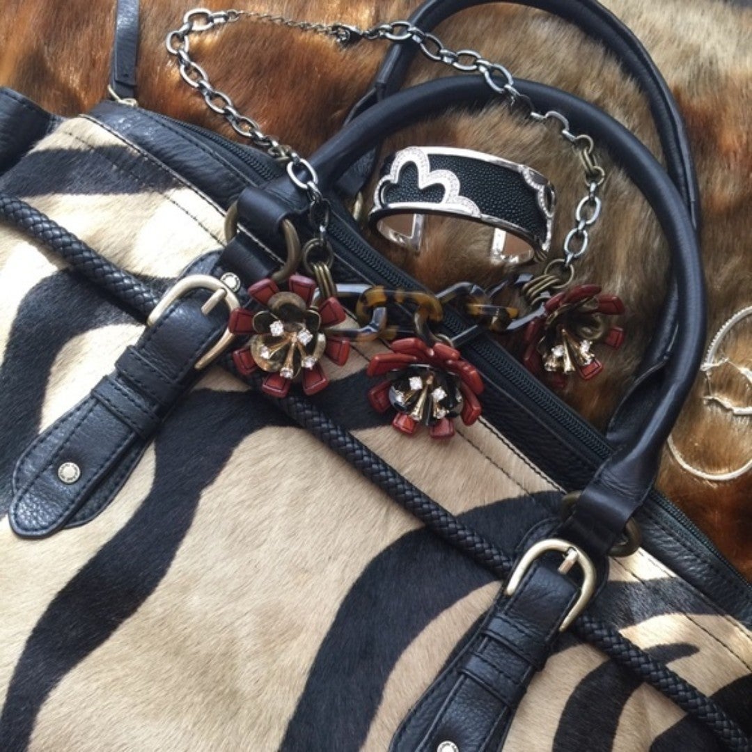 Adrienne-Vittadini Calfskin Bag
