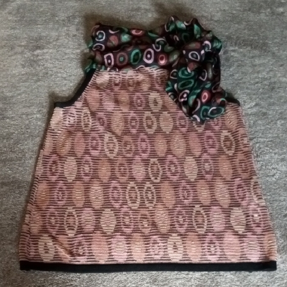 Missoni Tank With Scarf Tie Neckline
