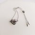 Swarovski romantic love blue diamond pull-out bracelet