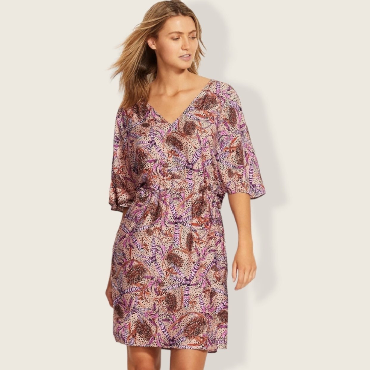 Seafolly Cover Up Pink Native Size XS