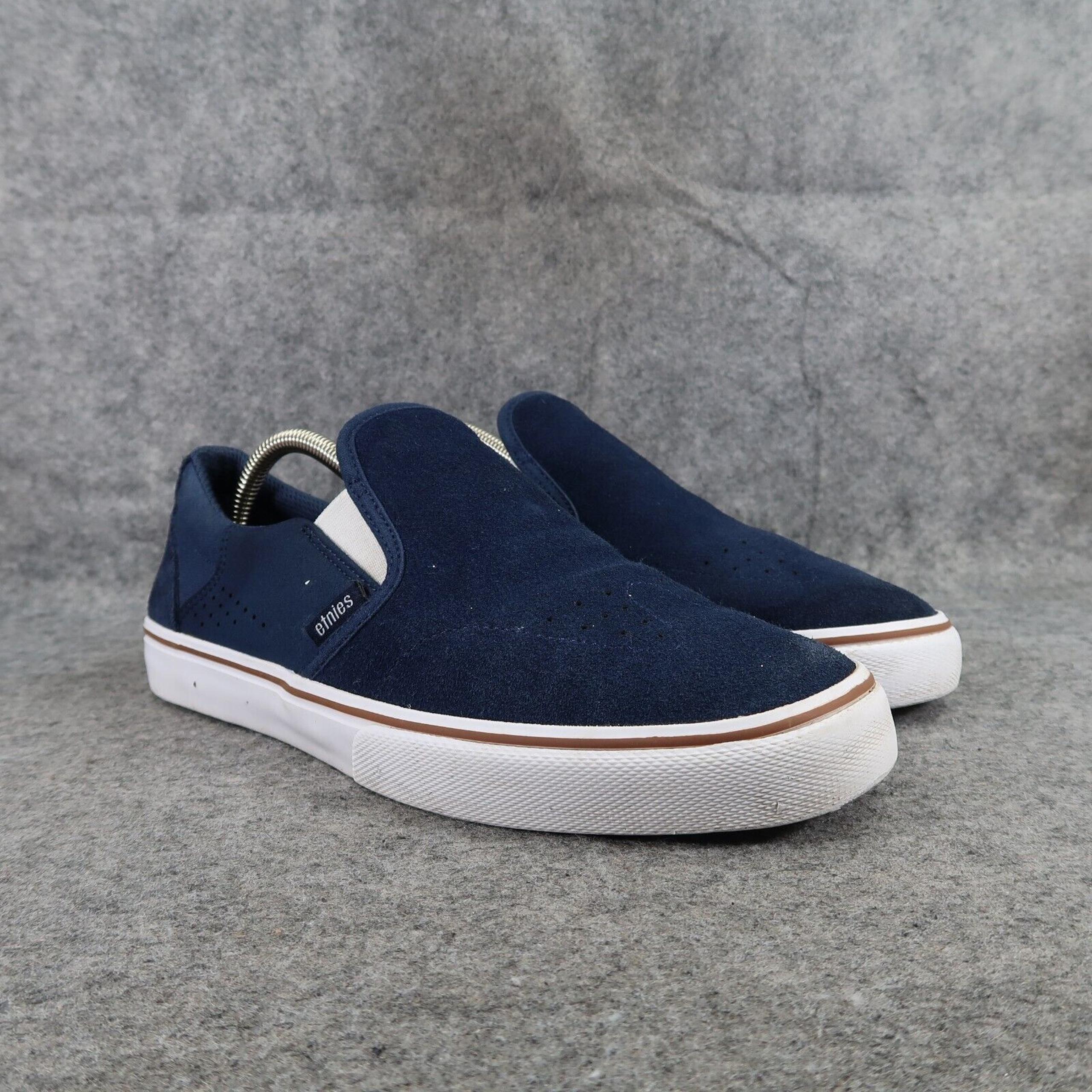 Etnies Shoes Mens 9 Sneakers Marana Slip On Casual Leather Skate Active Blue Low