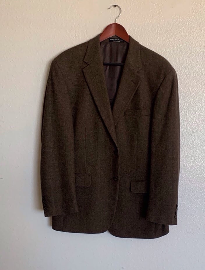 Y2K Men’s Classic Brown Blazer Size 42R