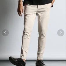 【Regular price: 12,100 yen】 Gum Stretch Cooling Sensation Skinny Easy Chino Pants S