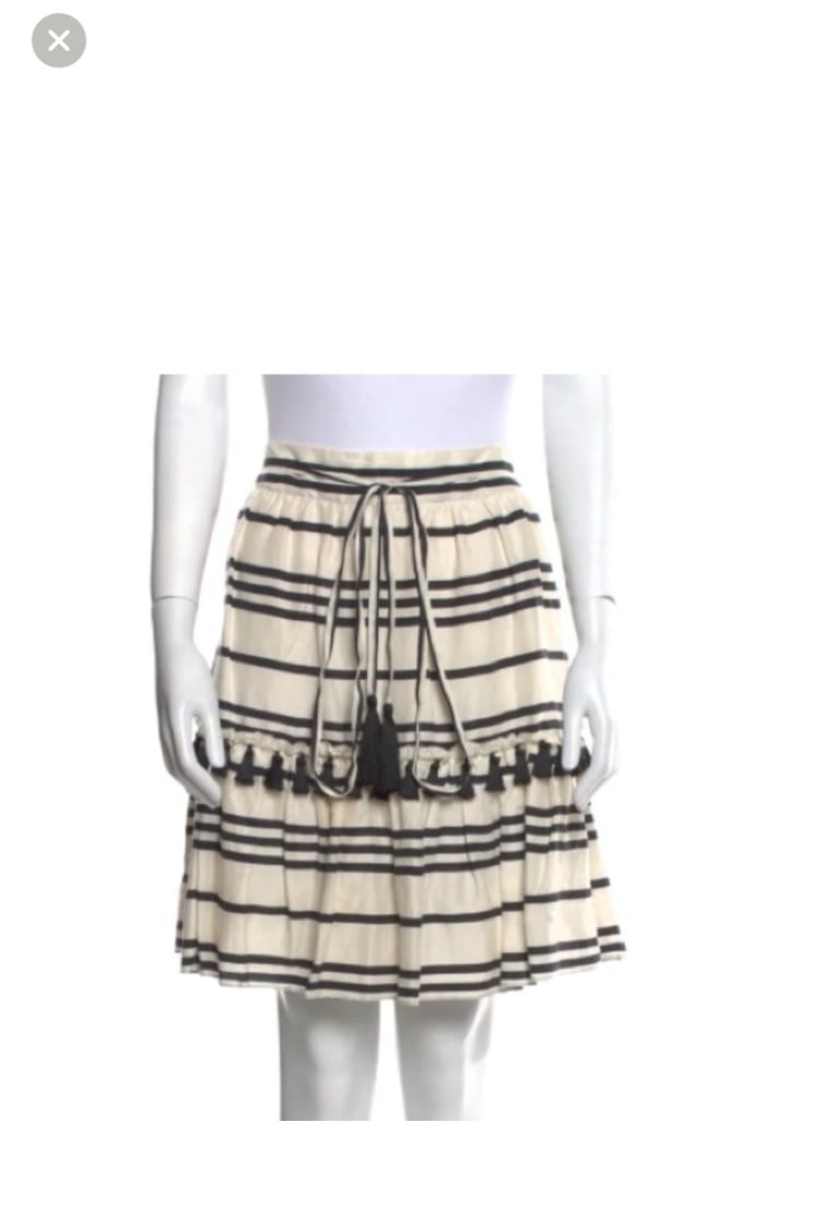 Kate Spade x Madison Avenue tassel skirt
