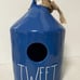 BLUE TWEET BIRDHOUSE GARDEN DECOR / BEACH DECOR / PATIO