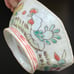 Antique Chinese Nyonya Straits Nonya Ware Porcelain Bowl Rooster & Rose 6