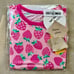 4T sweet strawberries shorts set