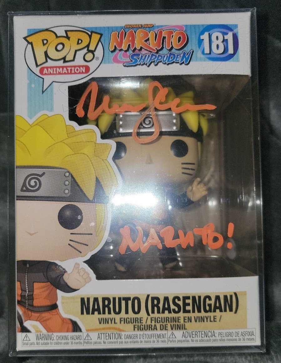 Naruto (Rasengan) autographed by Maile Flanagan