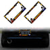 New Universal 2PCS Anime Dragon Ball Z ABS Plastic Black License Plate Frame