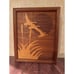 Inlay Flying Geese Wood Picture – Framed & Beautifully Crafted
