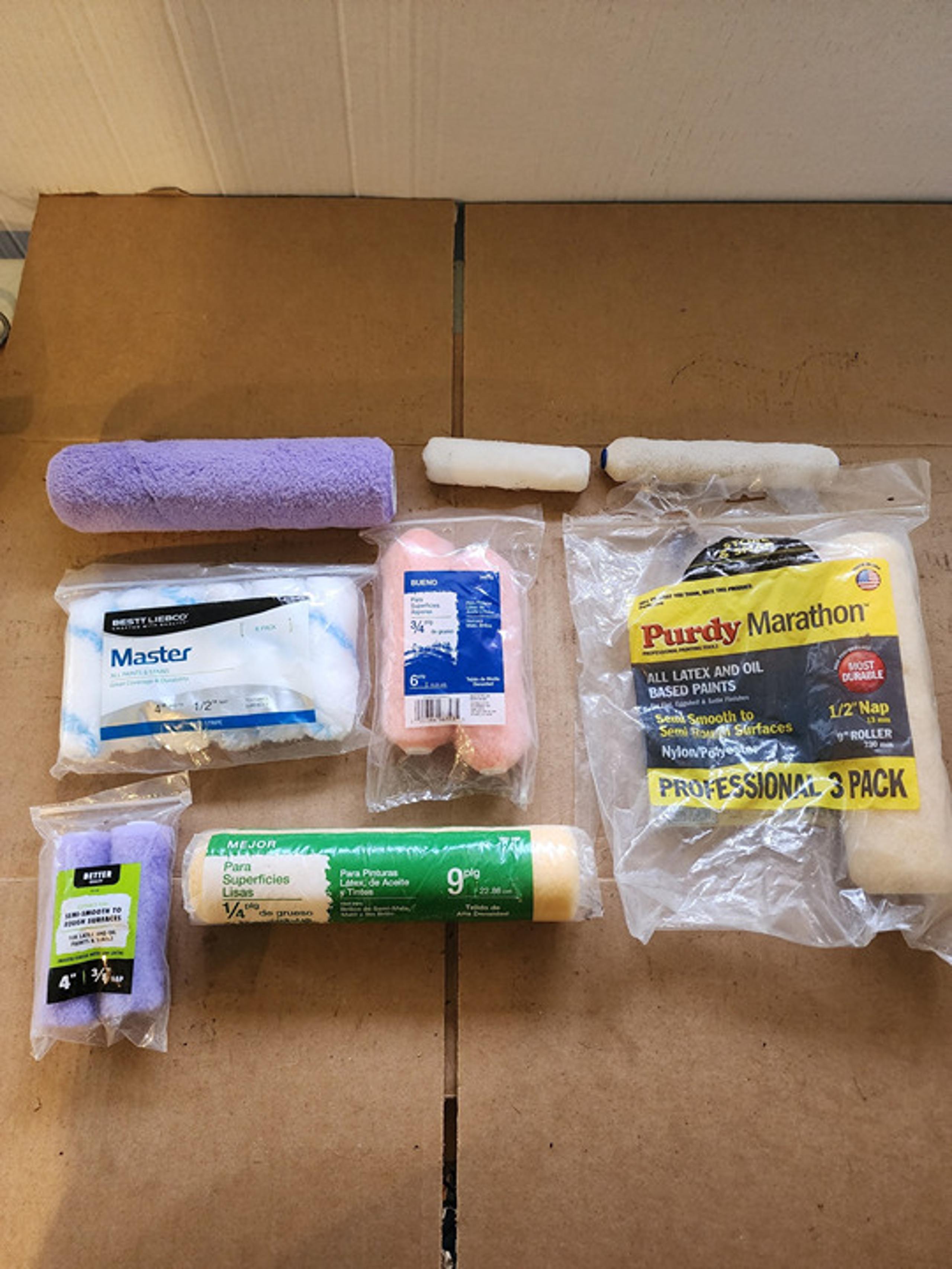 Lot of NIP or New In Open Package Paint Rollers
