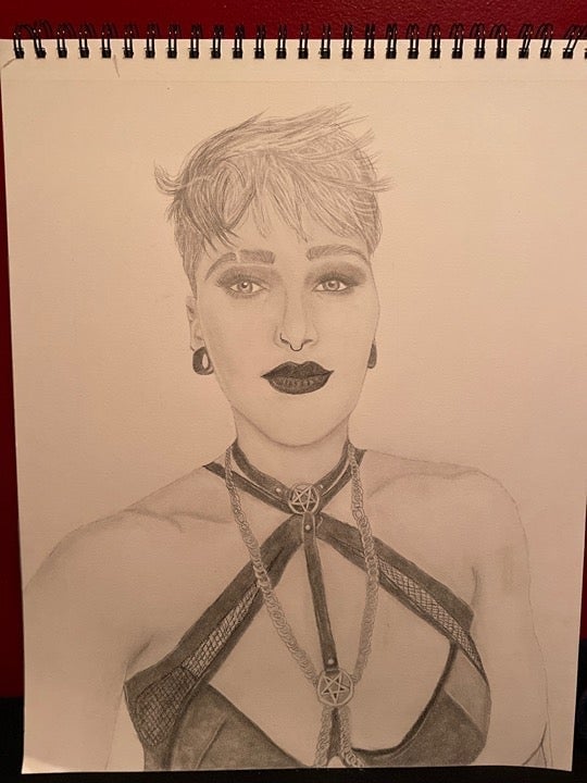 Rhea Ripley Art Piece