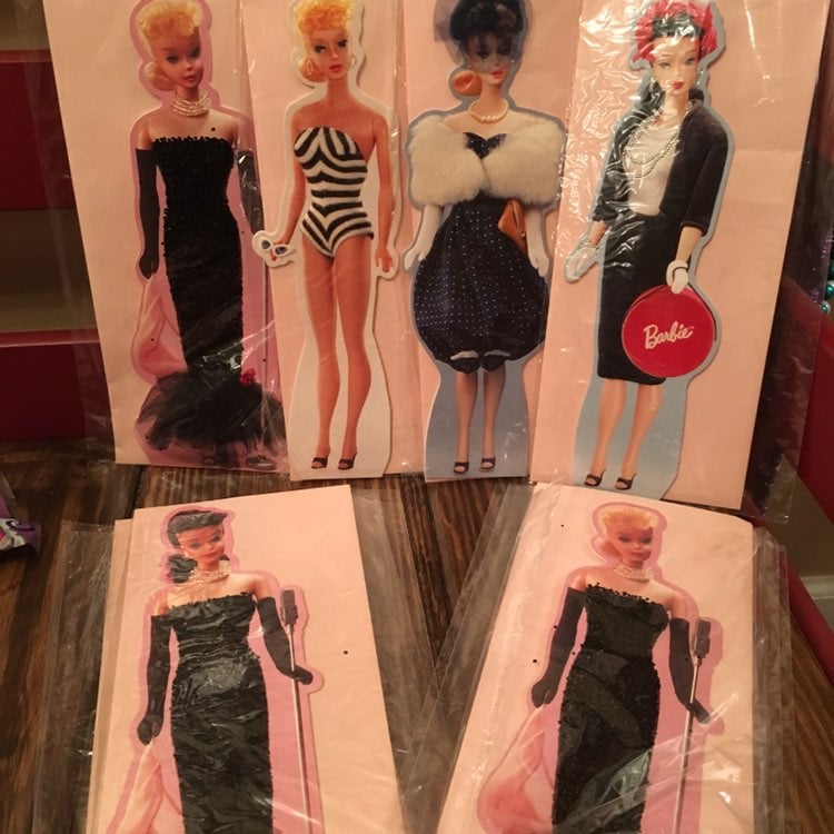 Rare 1995 Barbie Stand Up Greeting Cards