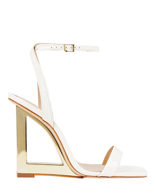 SCHUTZ FILIPA ILLUSION WEDGES IN WHITE | NEW & UNWORN!