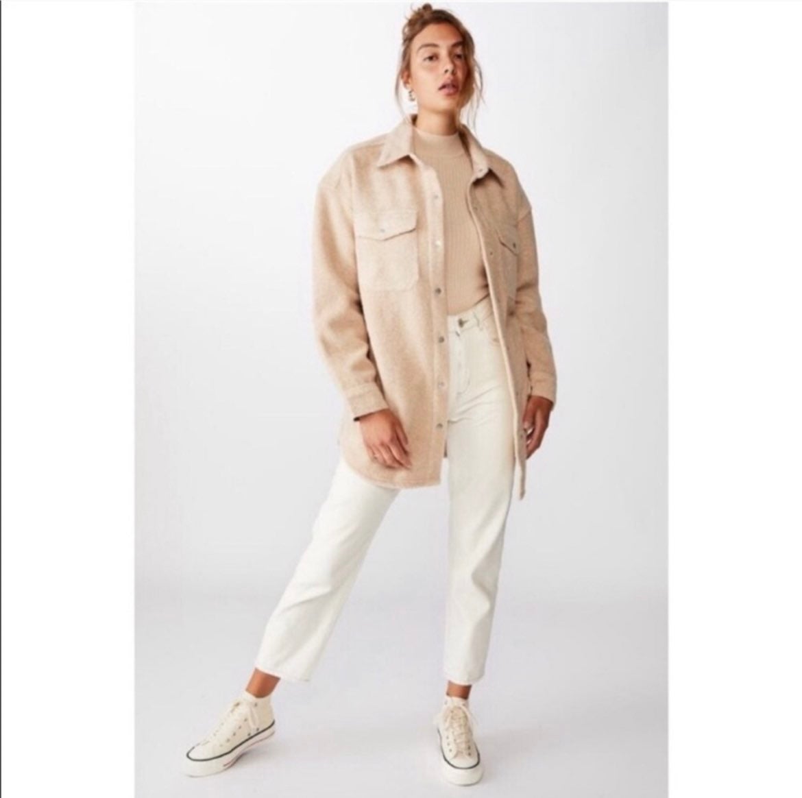 Cotton On Elyse Beige Shacket