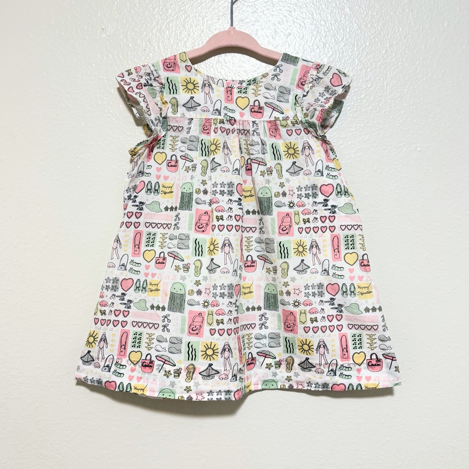 Bonpoint doodle dress 2A