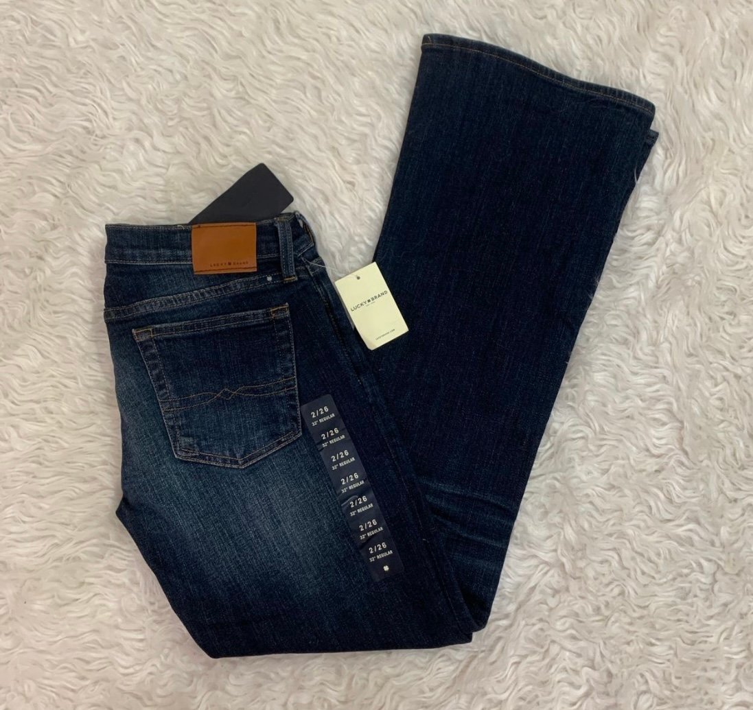 lucky brand low rise flare jeans