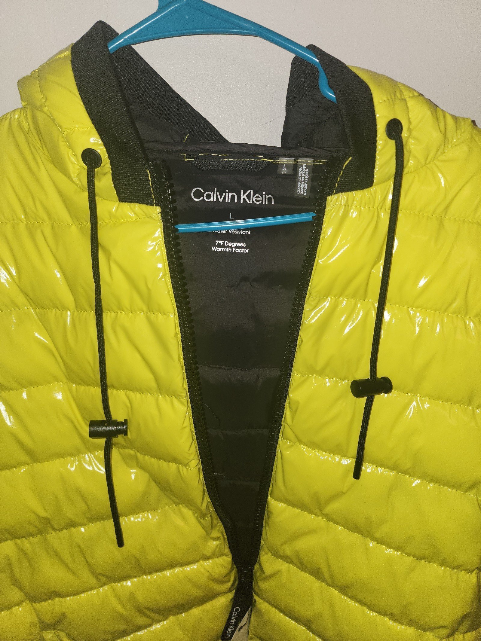 New with mens Calvin Klein puffer jacket with tags sz LG!