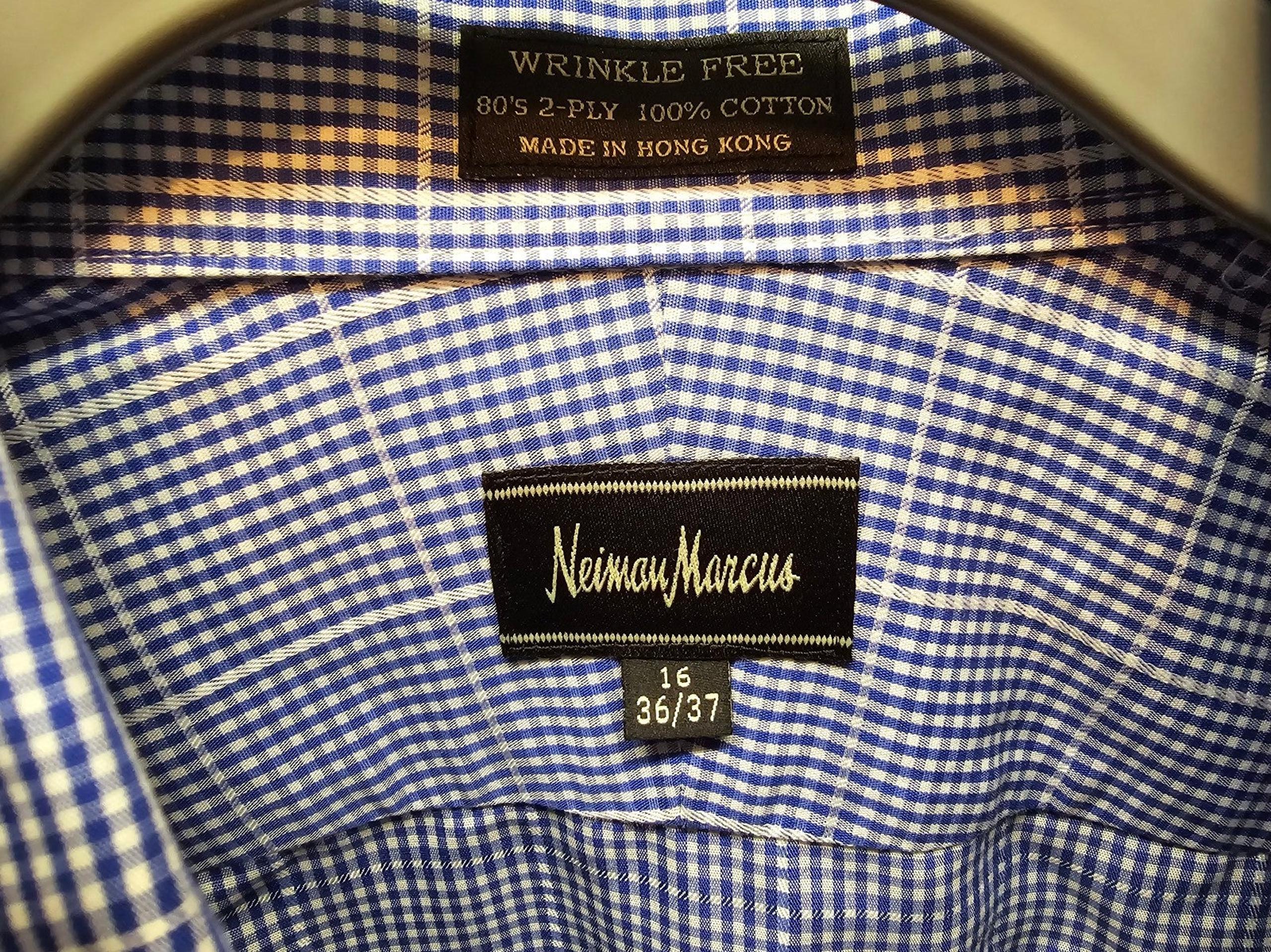 Neiman Marcus Mens Long Sleeve Button Down Dress Shirt