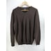 Jos A Bank Sweater Mens L Brown 100% Cashmere V-Neck Pullover Knit Soft